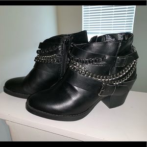 Black Ankle Boots Size 7